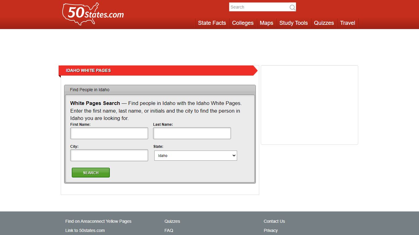 Idaho White Pages - 50states.com – States and Capitals